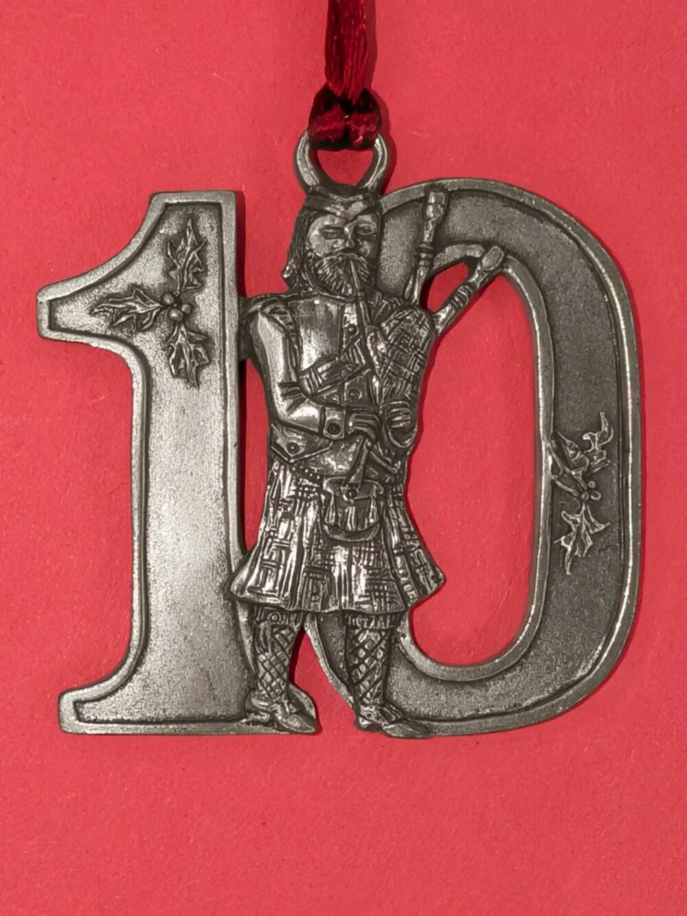 1992 Seagull Pewter 12 Days of Christmas Ornaments - Vintage Buyer's Choice